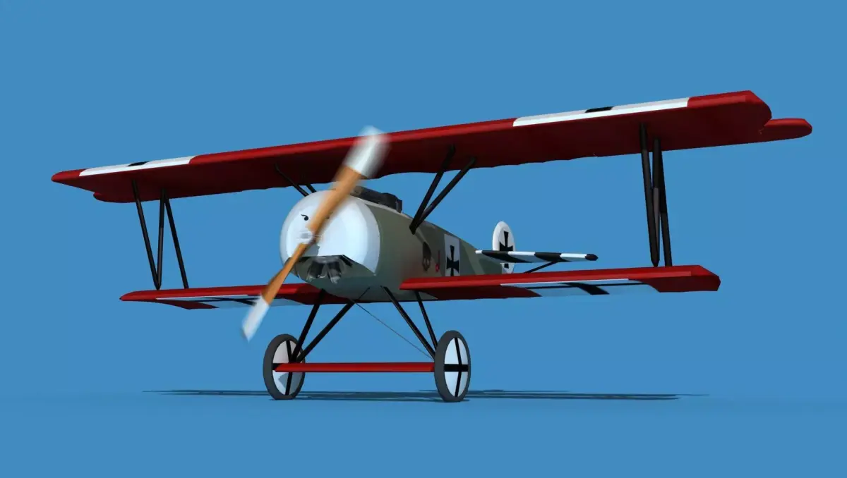 Fokker D-VI V06 3D model