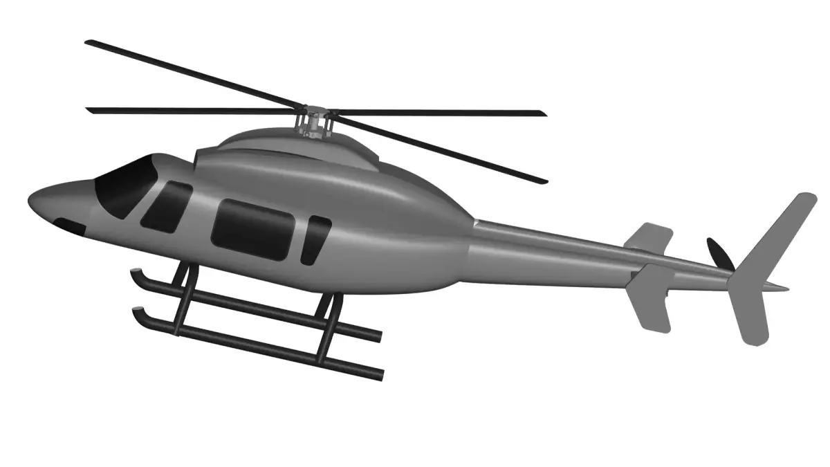 Bell 427 3D model purchase