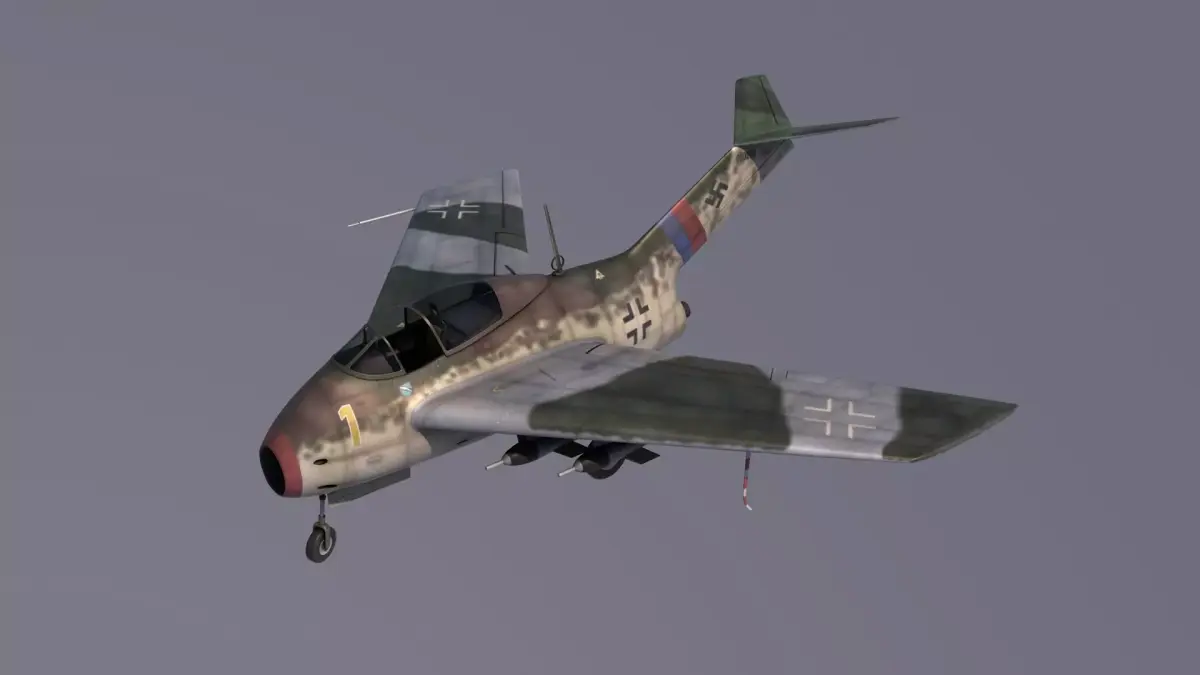 Focke-Wulf Ta-183 Huckebein 3D model