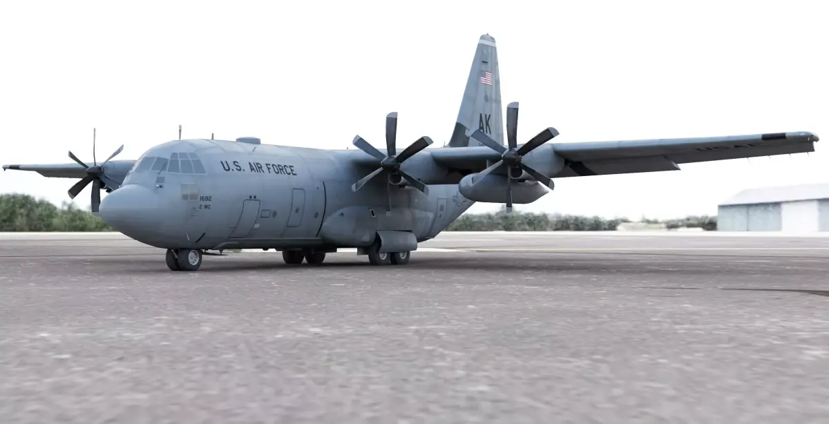 Lockheed Martin C-130 Hercules 3D model