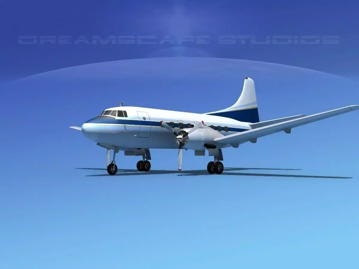 Martin 404 Executive 4 3D model