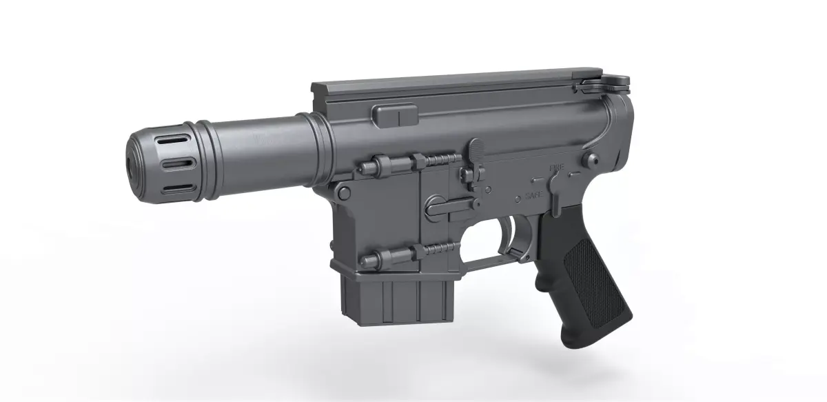 Blaster pistol A280-CFE from the movie Rogue One 2016 3D model