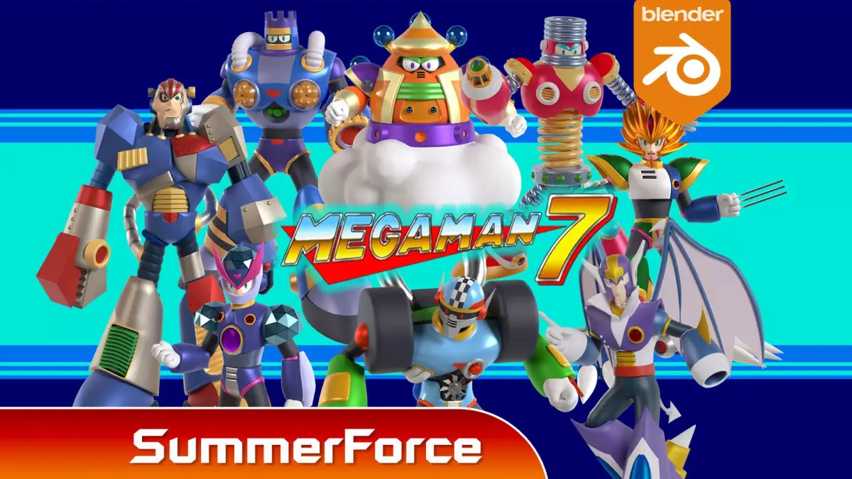 Boss Megaman 7 3D Model Collection