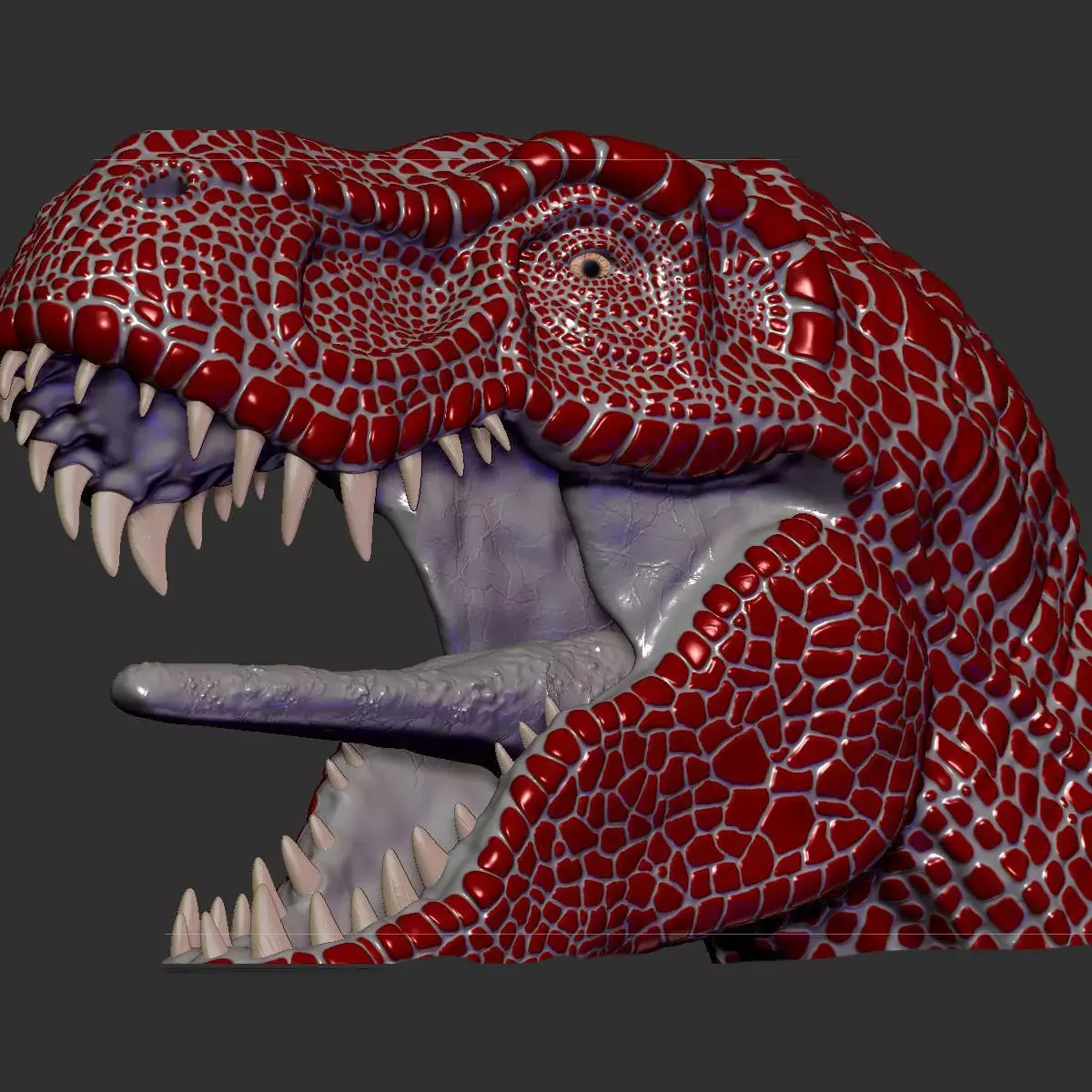 Zhuchengtyrannus Magnus- Descendant of TRex Sculpt  3D model