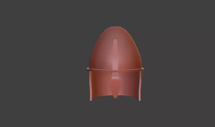 Low Poly Ottoman Helmet Free low-poly 3D model