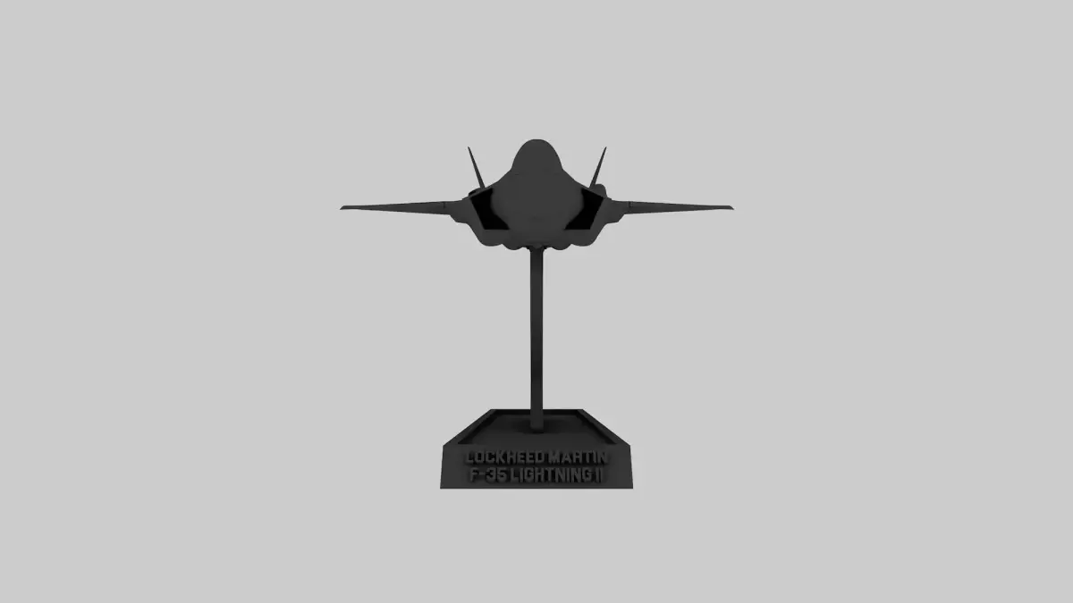 Lockheed Martin F-35A 3D print model