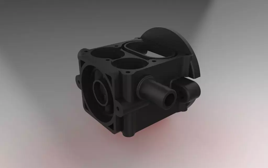 Diaphragm Pump Body Free 3D model