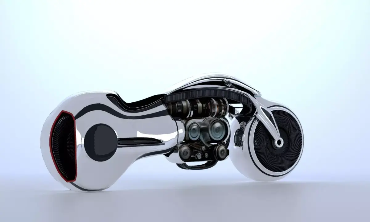 Motorcycle 3D model 10