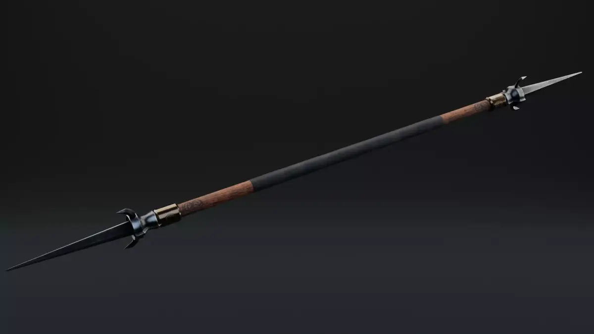 Viking Spear 2K Low-poly 3D model