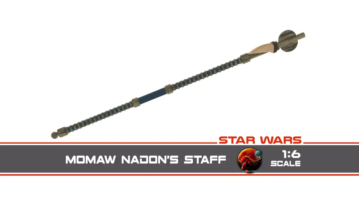 Momaw Nadons Staff 1-6 Scale Hottoys  3D print model