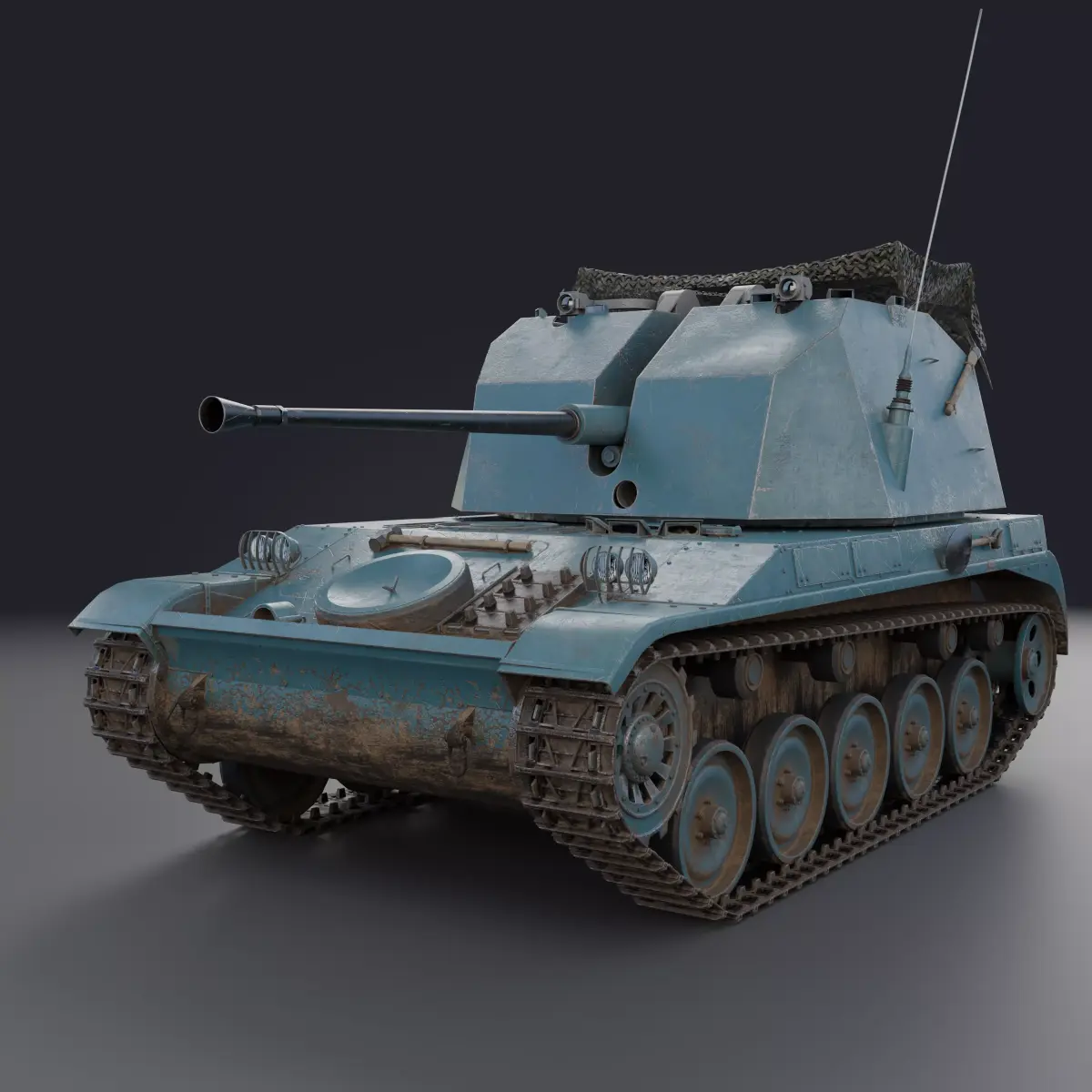 AMX-13 DCA 40 PBR Model 3D model