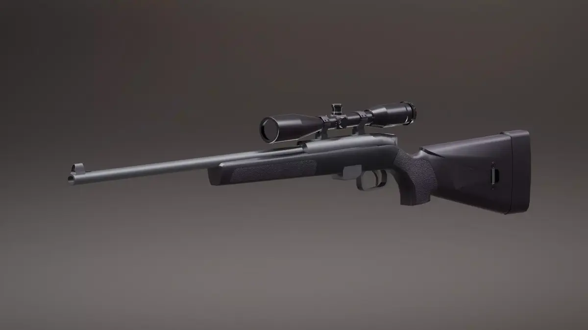 Steyr SSG 69 Rigged PBR Low-poly 3D model