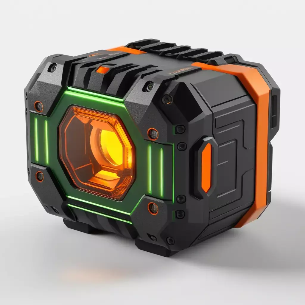 SciFi Energy Core Crate 3D model