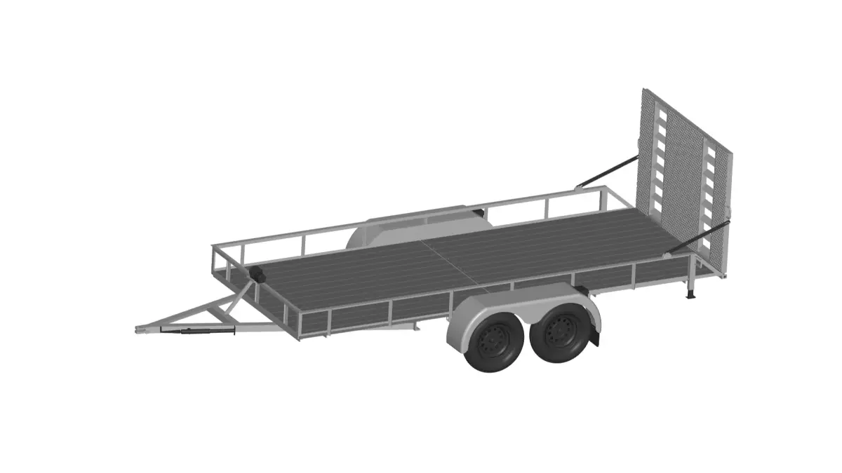 Trailer  3D model