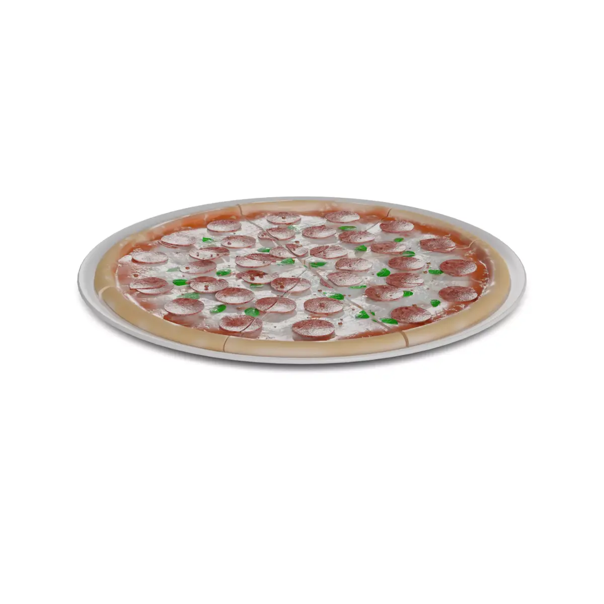 Pasties dumplings and pizzas Meat Feast Pizza 3D model
