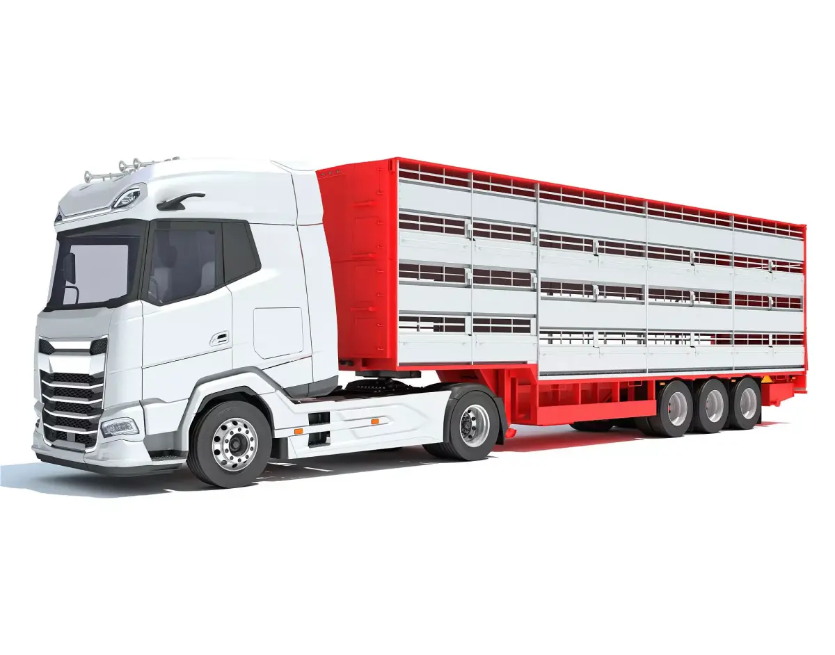 Animal Transporter Truck 3D model purchase