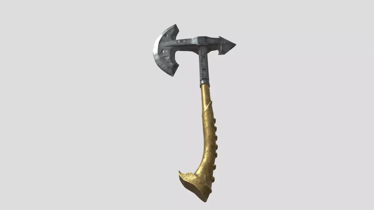Bronze War Axe 3D model