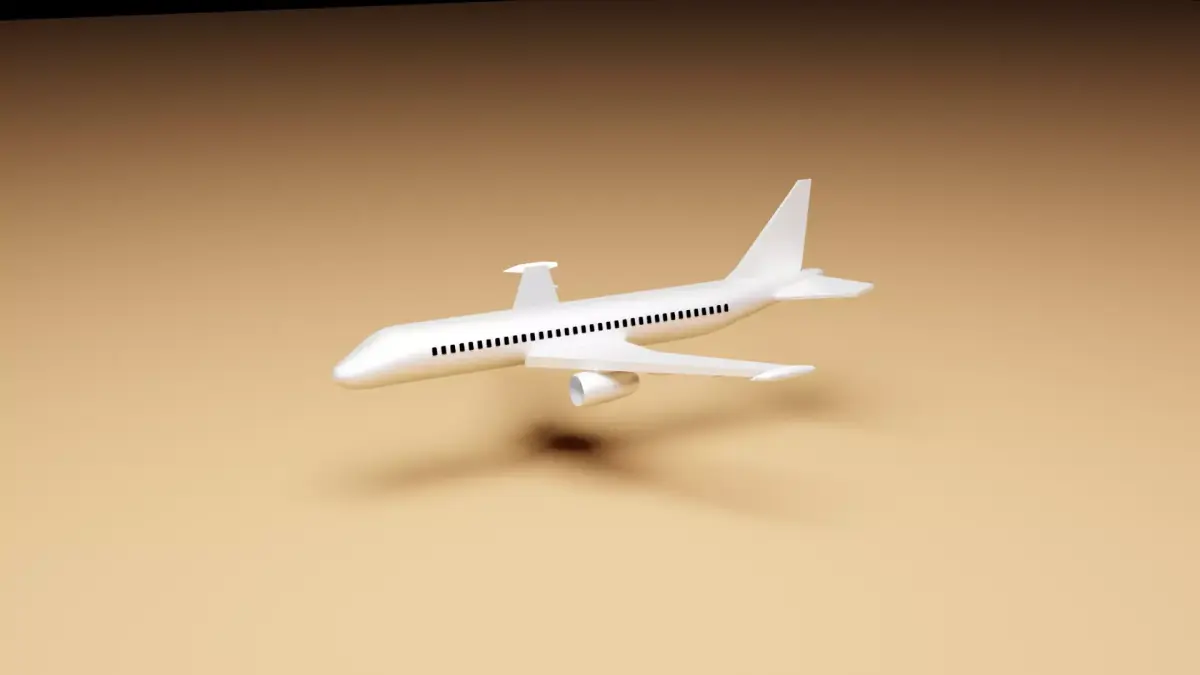 airplane 3D model 4