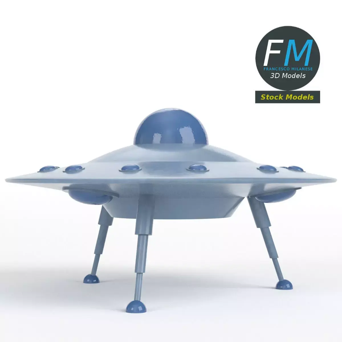 Flying saucer 2 3D model