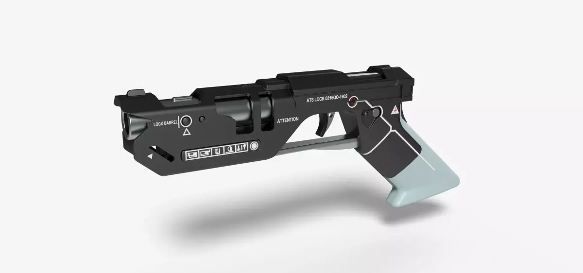 Pistol from the movie Oblivion 2013 3D model