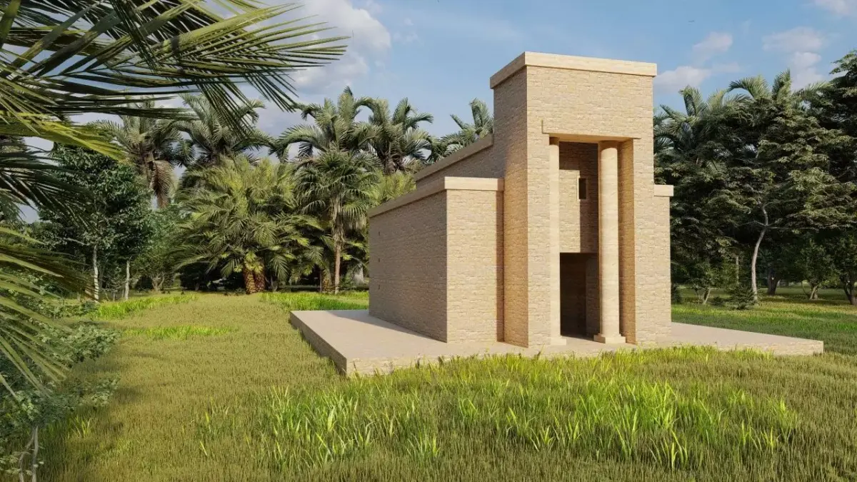Zigurat ancient pyramid-Ziggurat Temple 3D model order