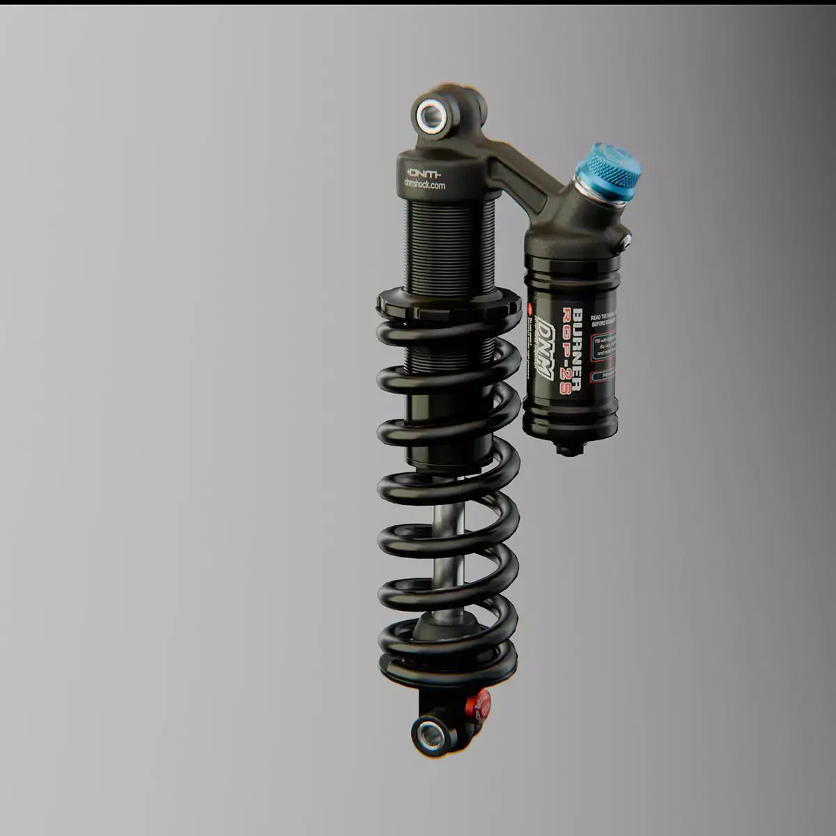 MTB Coil Shock DNM Low-poly 3D model