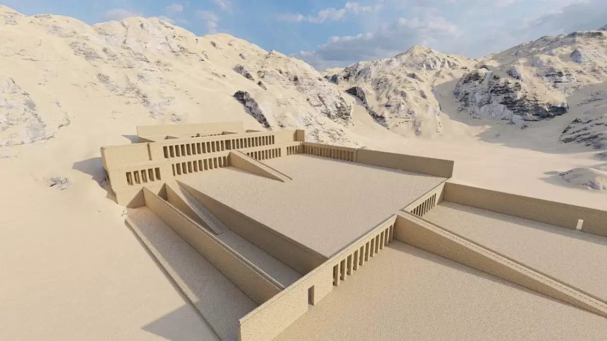 somer ancient pyramid-Ziggurat Temple 3D model
