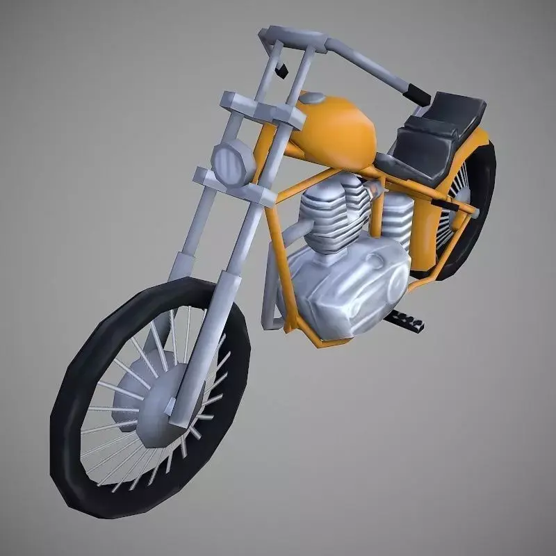 Chopperland Cartoon Low-poly 3D model