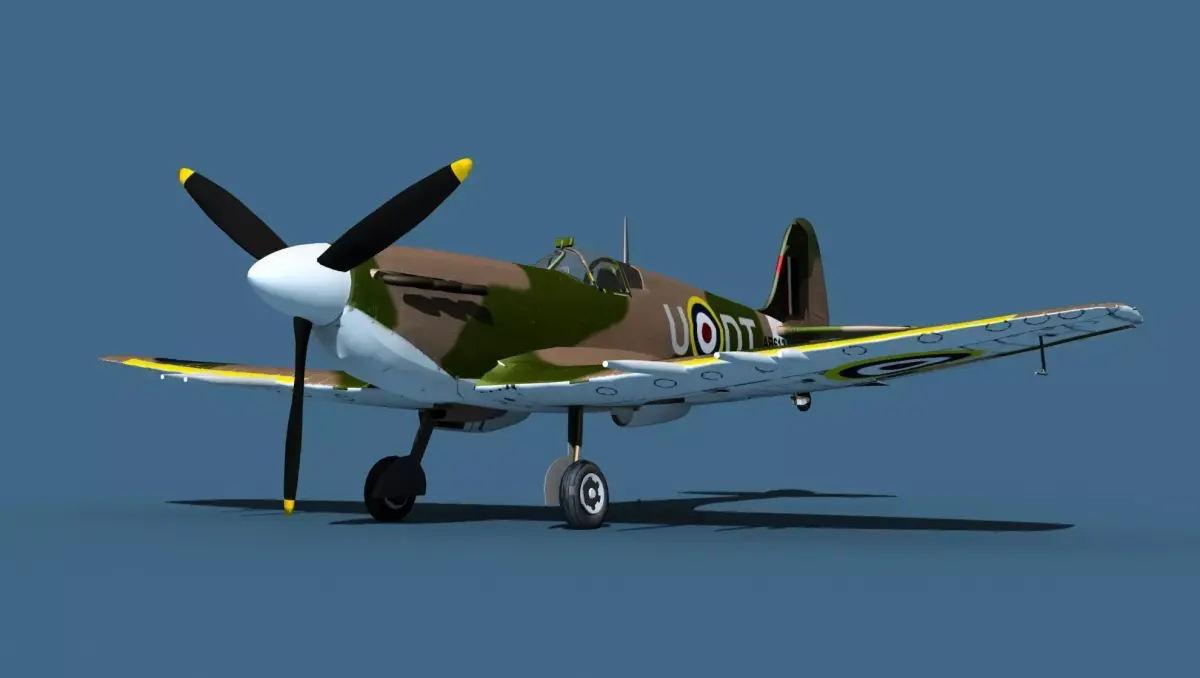Supermarine Spitfire Mk5C V02 RAF 3D model