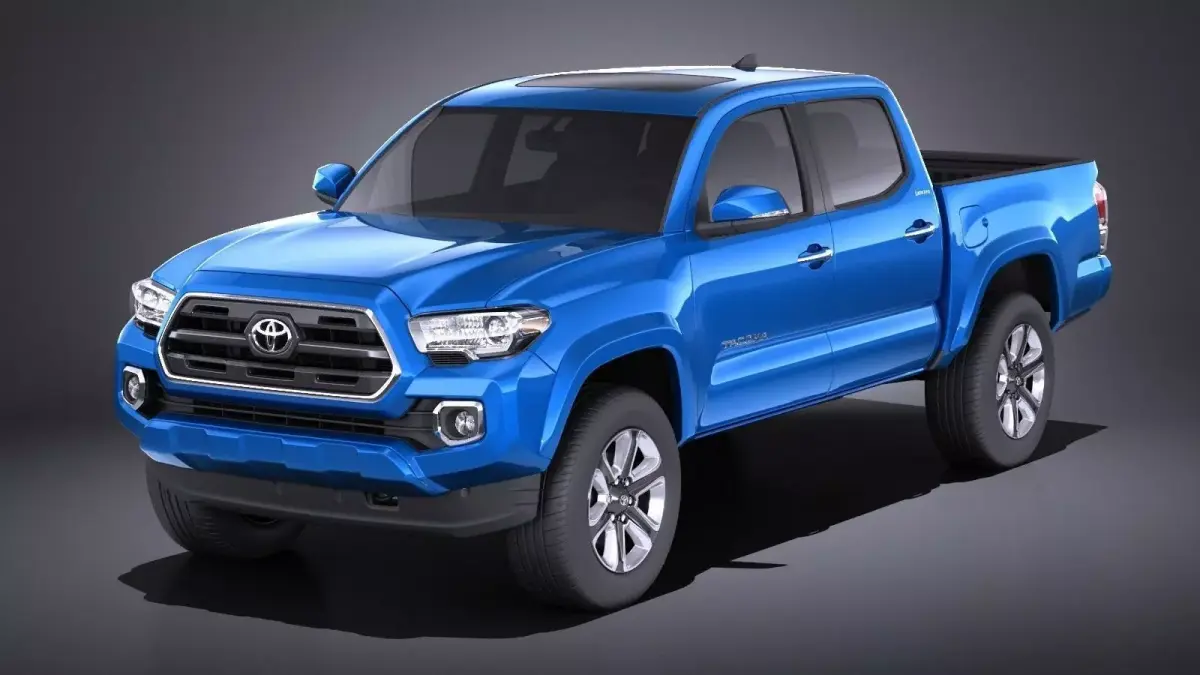 Toyota Tacoma Double Cab 2018 VRAY 3D model
