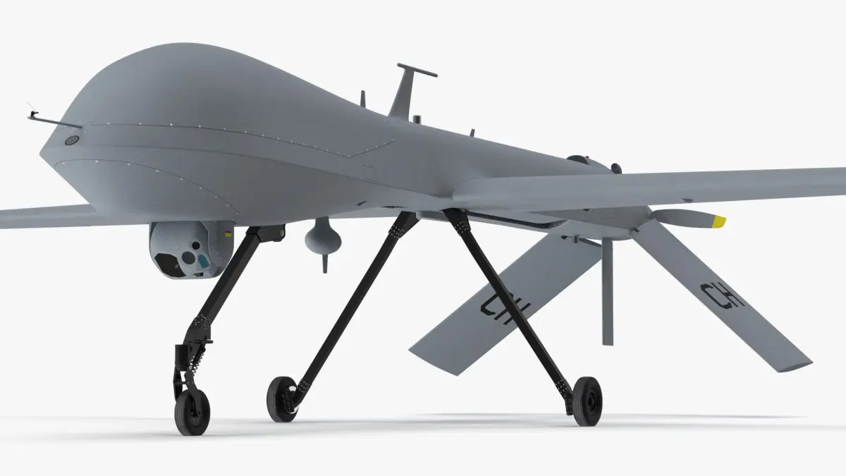 Unmanned Aerial Vehicle Reaper Drone MQ-1 Predator 3D model