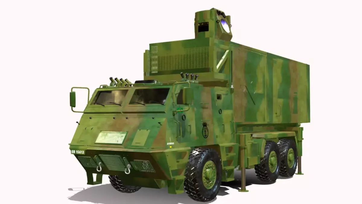 astros ll 6x6 avibras antidrone Low-poly 3D model