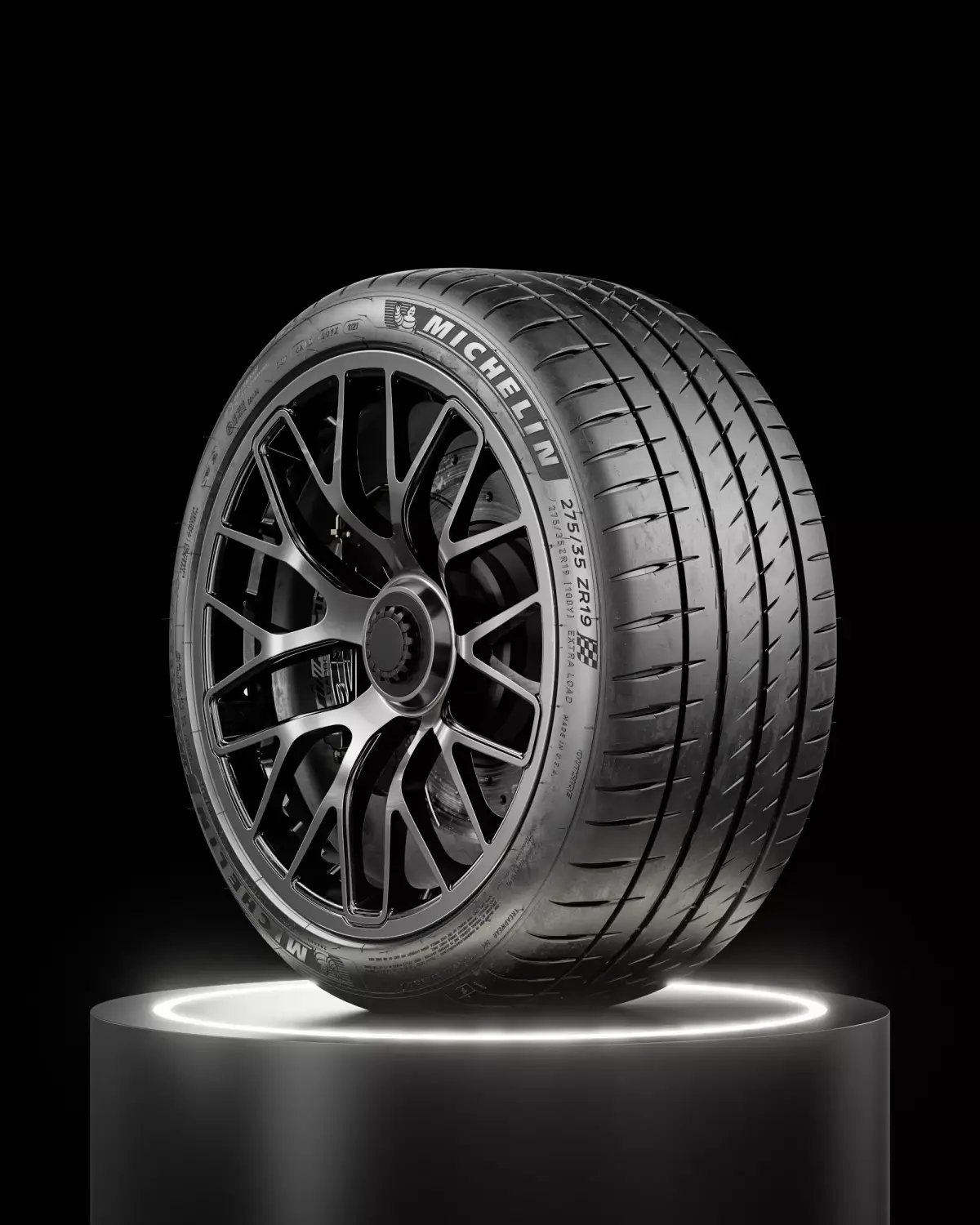 Michelin Pilot Sport 4 S 275 35 ZR19 3D model