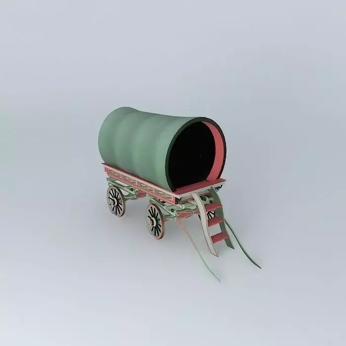 Romany Caravan BowTop Style Free 3D model