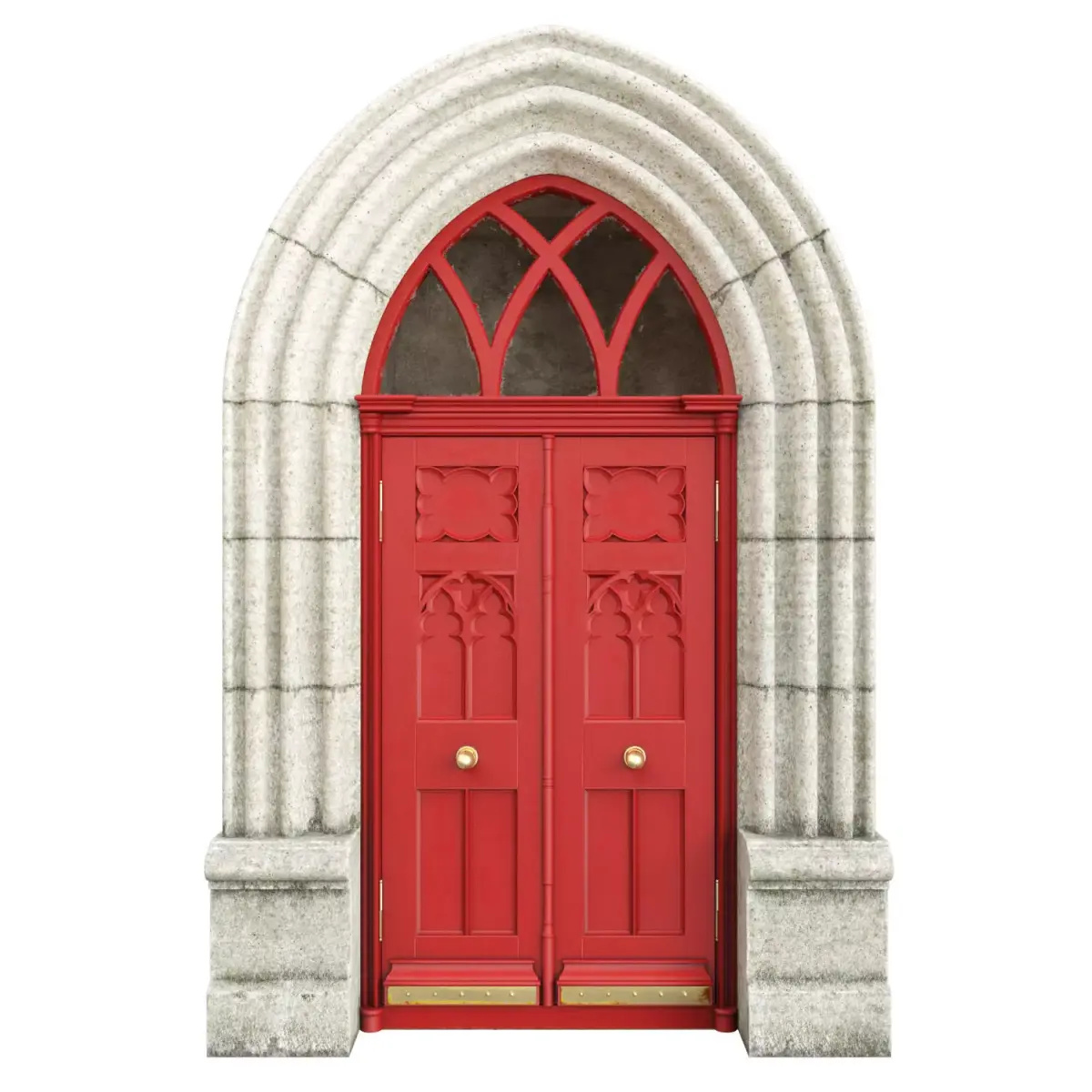 Entrance classic door 121 3D model