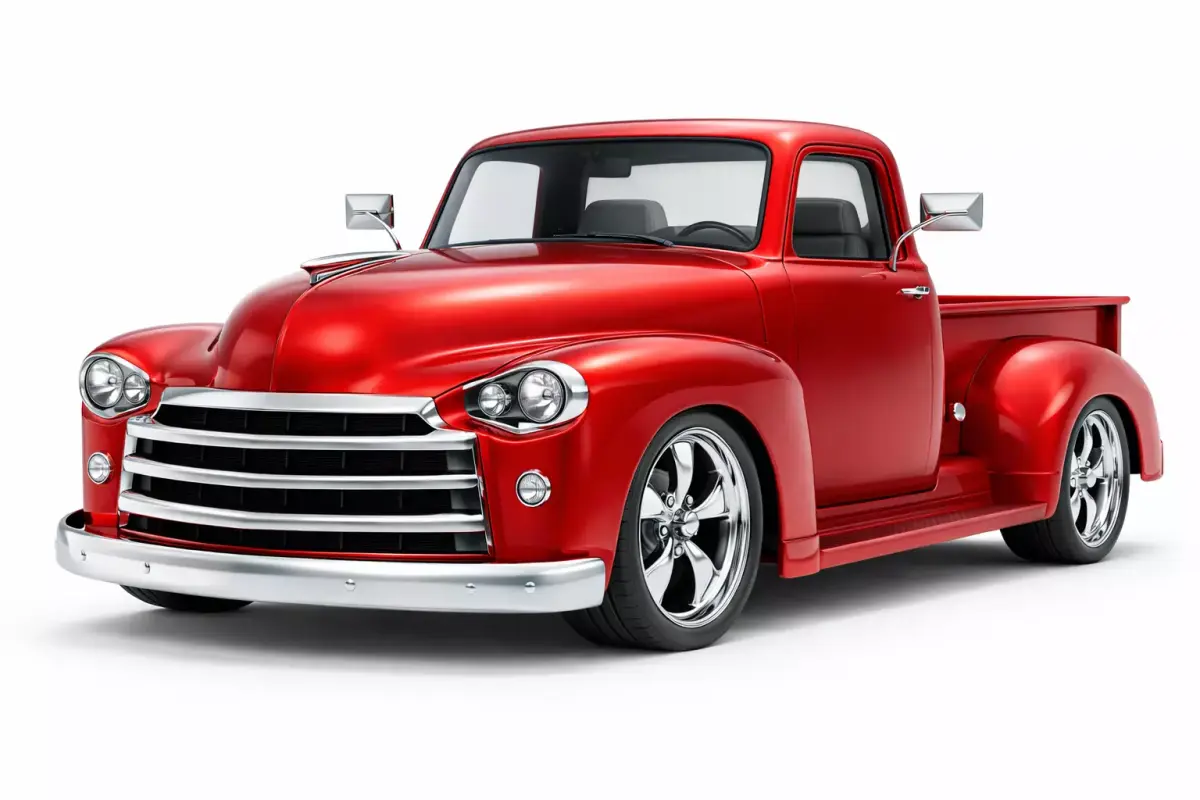 1950 Early Vintage Pickup Truck Antique Classic Vehicle 3D model