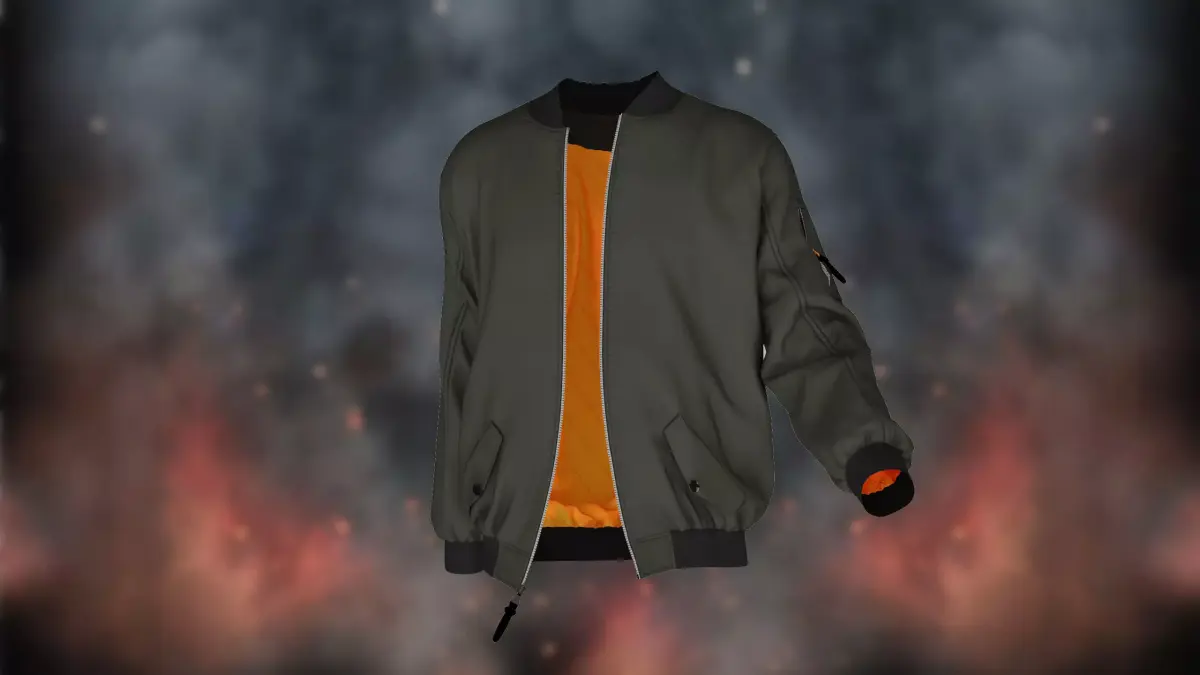 Bomber Jacket 3D model
