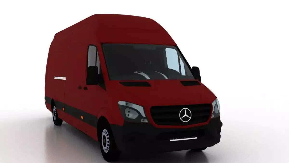 Mercedes Benz Sprinter L4H3 2015 Cargo EU 3D model