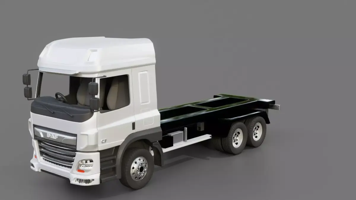 DAF CF Box Truck 2020 3D model