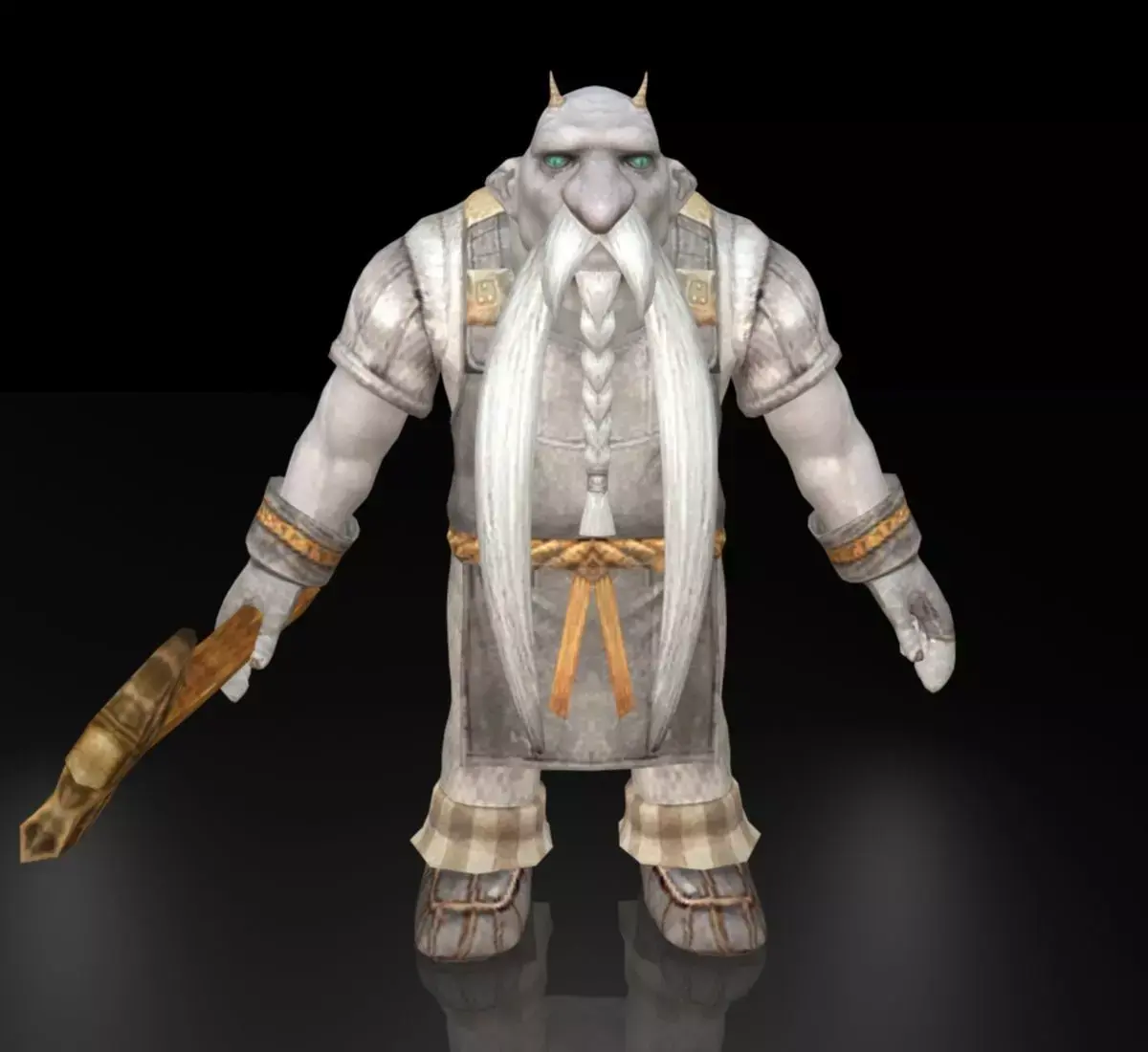 fantasy halfling dwarves warrior Low-poly 3D model
