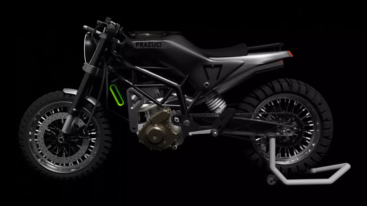 Husqvarna Svartpilen Low-poly 3D model