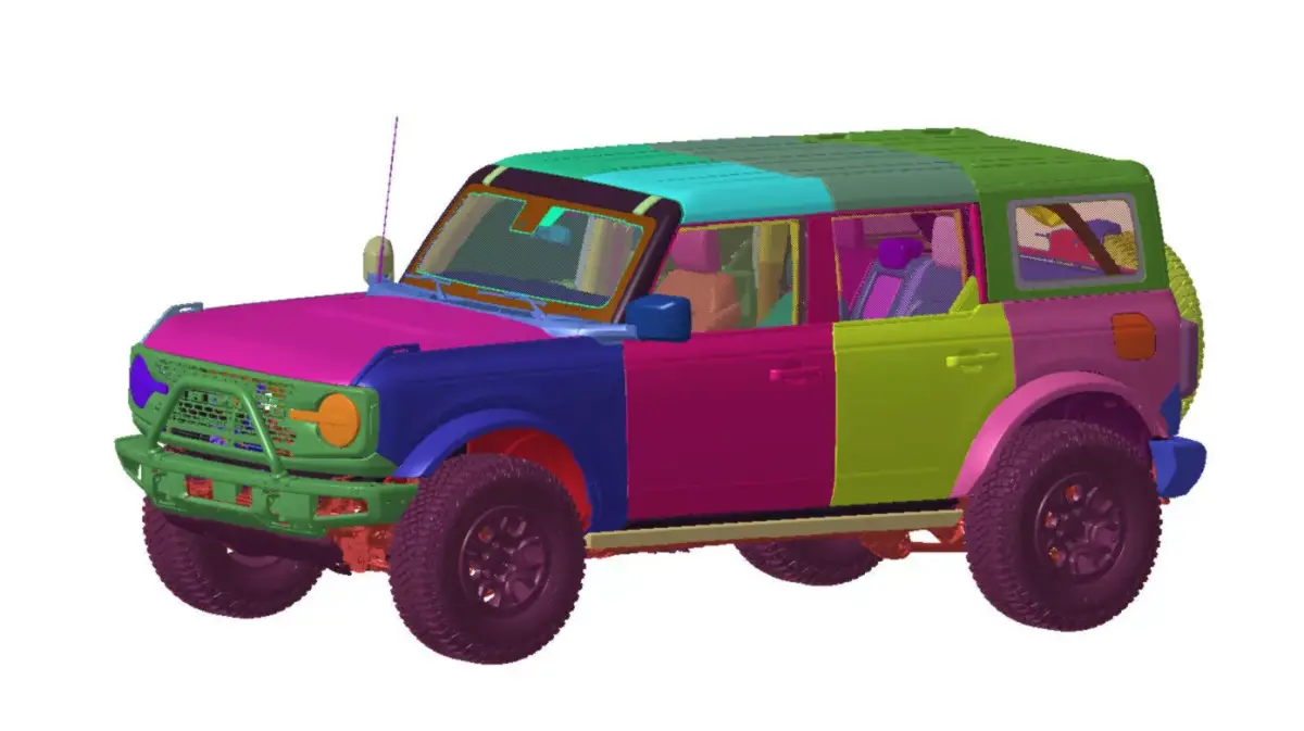 Bronco First Edition 2021 Vehicle 3d scan model 3D model 3D model