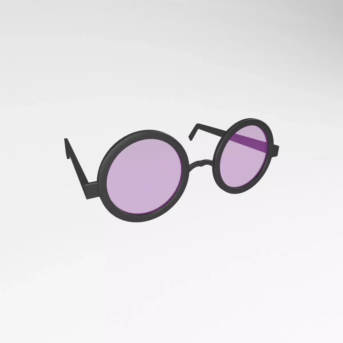 Cartoon Glasses v1 005 Low-poly 3D model