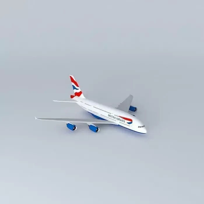 British Airways A380 Free 3D model