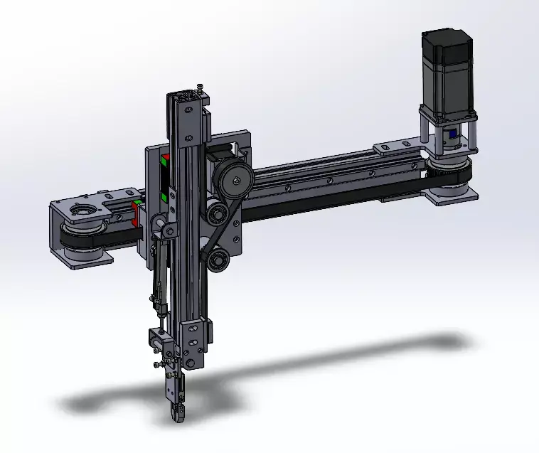 robot 2 axis 3D model