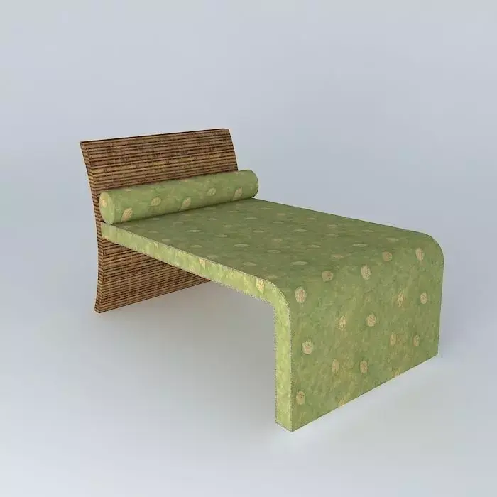 Long chair Free 3D model