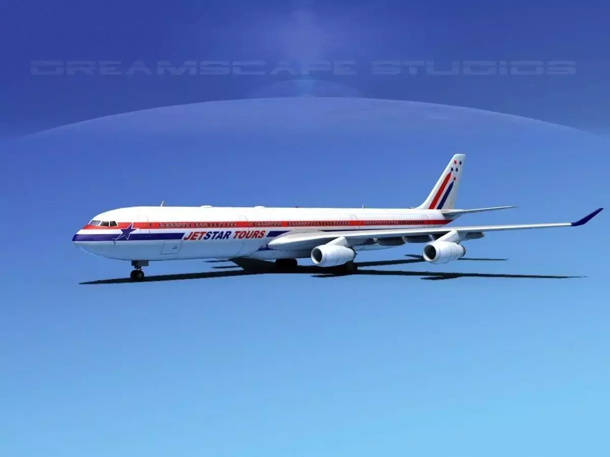 Airbus A340-600 JetStar Tours 3D model