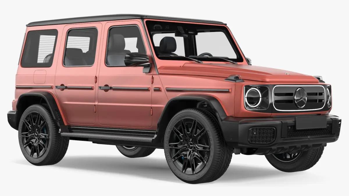 Mercedes-Benz G580 2025 Red 3D model