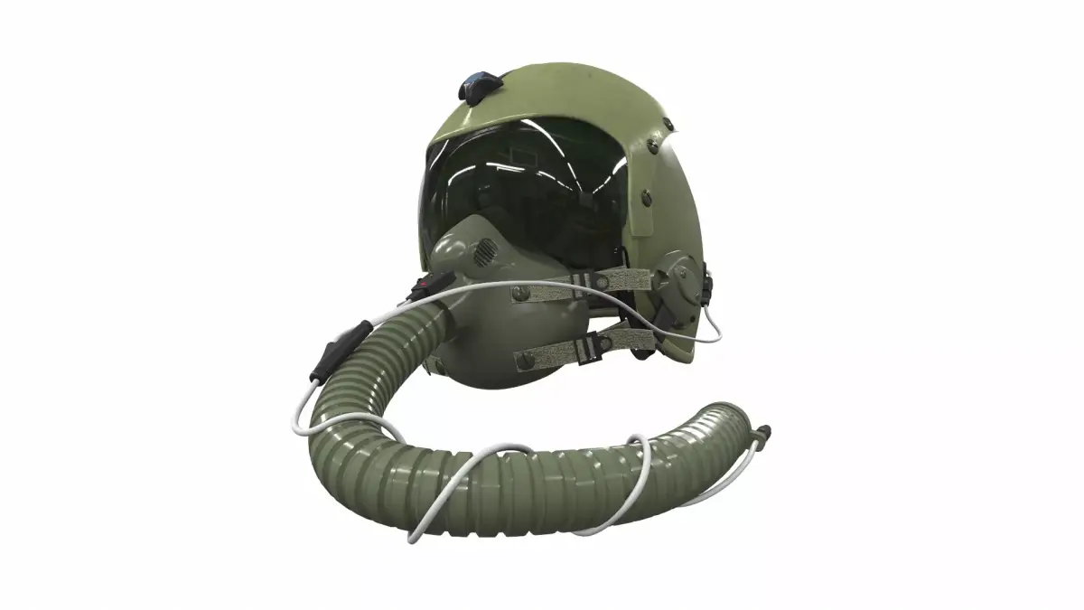 Pilot helmet jc-2 3D model