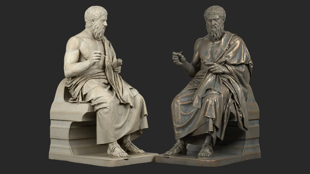 Plato Sculpture 3D model